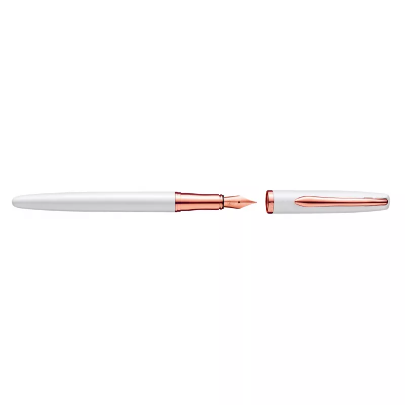 Pelikan Jazz Noble Elegance White set de escritura (pluma estilográfica y bolígrafo, plumín medio) 400197471
