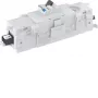 Hager GKEV03SET12 Armario de distribución mini para canal de antepecho OT80, 1 fila, 12 módulos, con 1x ADA516D RCBO 16A 30mA tipo A