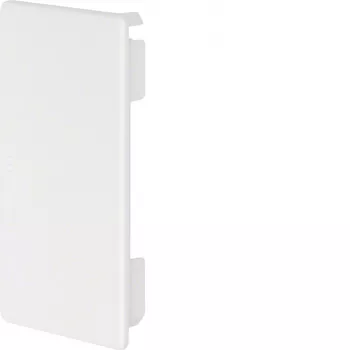 HAGER Pieza de cierre libre de halógenos para canal de cables FB 60x110 mm blanco tráfico FB6011069016