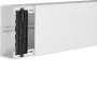 HAGER TEH FB6013009016 Sistema de canal de cables con opción de montaje de aparatos/tablique separador, PVC, blanco puro, 60x130x2000 mm