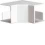 HAGER Esquina interior libre de halógenos PC/ABS para canal LF 40x40 mm LF4004049016