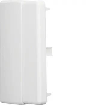 Hager LFE Tapa final ajustable ASA resistente a la intemperie y a los rayos UV para canal de cables 60x110 mm, blanco tráfico LFE6011069016