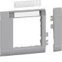 HAGER GR0802ALAN Tapa de marco modular, ZS 55, 80x80 mm, gris claro, libre de halógenos