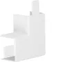HAGER Conector de ángulo plano hfr PVC LF3003059016 para LF 30x30 mm blanco tráfico