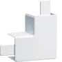 Hager TEH LFF2003559016 Ángulo plano, libre de halógenos, para LF/LFF 20x33 mm, blanco
