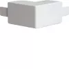 HAGER Ángulo de esquina exterior para canal de cables LF/LFF 33x20 mm, PVC, blanco puro LFF2003539016