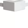 HAGER Ángulo de esquina exterior para canal de cables LF/LFF 33x20 mm, PVC, blanco puro LFF2003539016