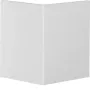 Hager Esquina exterior BR0802A9016 para canal de cables 80 mm, blanco tráfico