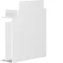 Hager Serie LF Ángulo plano codo de 90° para canal de cables 60x150 mm, blanco puro LF6015059016