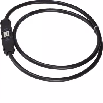 HAGER GKWAD03015 Cable de conexión Winsta MINI 3x2,5mm² 1,5m negro