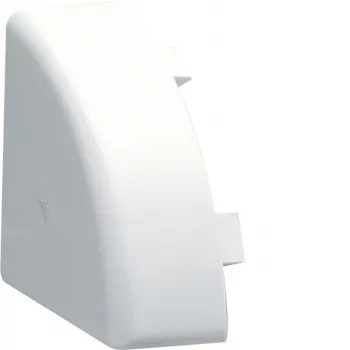 Hager Tapa terminal EK4004069016 ABS para canal de cables 40x40mm blanco tráfico