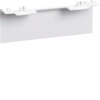 HAGER SL20080AC9016 Embellecedor de soporte de dispositivos 20x80mm blanco tráfico (RAL 9016)