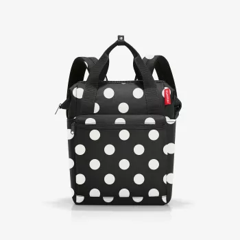 reisenthel allrounder R Mochila poliéster negro/blanco 12 L (JR7073)