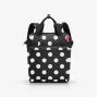 reisenthel allrounder R Mochila poliéster negro/blanco 12 L (JR7073)