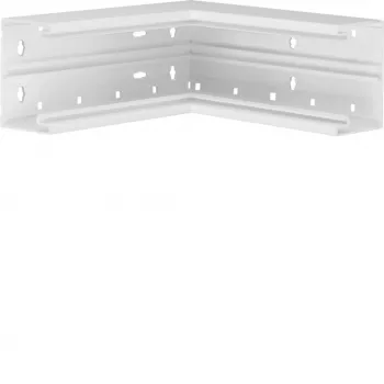 Hager BR6510049016 Esquina interior, blanco tráfico (RAL 9016) para canal Tehalit BR 65x100 mm