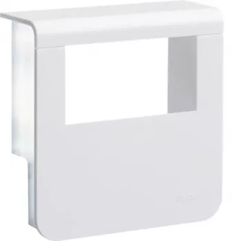 HAGER Parte superior de soporte de dispositivos, tapa lateral, 20x80 mm, blanco tráfico (SL200809329016)