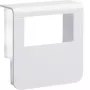 HAGER Parte superior de soporte de dispositivos, tapa lateral, 20x80 mm, blanco tráfico (SL200809329016)