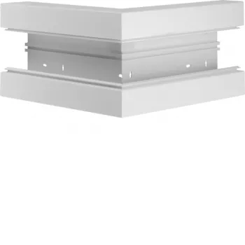 Hager BR6517039016 Esquina exterior para canal de cables 170x68 mm, blanco