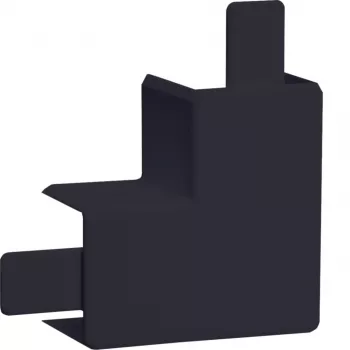 Hager LFF2003559011 Ángulo plano 33x20 mm negro grafito
