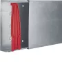 Hager LFS602000VERZ Canal base de acero 60x200mm, 2m, galvanizado en caliente