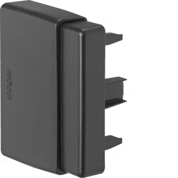 Hager Pieza terminal LFF6006069011 para canal LF 30/40/60x60mm, grafito