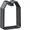 Hager BA6 Clip de sujeción de cables para canal de cableado 60x40 mm, PVC, negro, 50 uds. (B600403)