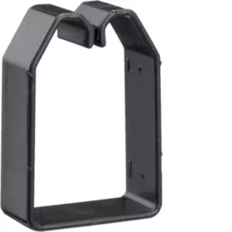 Hager BA6 Clip de sujeción de cables para canal de cableado 60x40 mm, PVC, negro, 50 uds. (B600403)