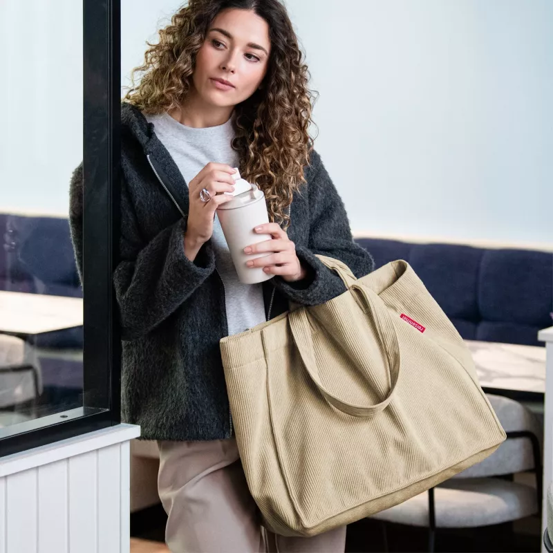 reisenthel Softshopper Cord Sand bolso bandolera GR6052 poliéster 28 litros