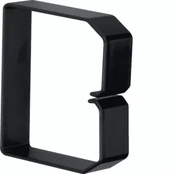 Hager B800803 canaleta de cables PVC negra 80x80 mm 2 m
