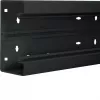 Hager BR6513019011 parte inferior de canaleta de cables 2000 mm x 130 mm negra
