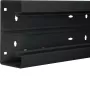 Hager BR6513019011 parte inferior de canaleta de cables 2000 mm x 130 mm negra