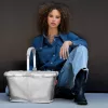 reisenthel Carrybag cesta de la compra Silver Crackle BK7088 22L