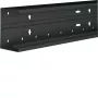 Hager BR6510019011 parte inferior de canaleta de cables Tehalit BR, PVC, negro grafito, 80 mm, bloqueo frontal, 2 m