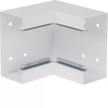 HAGER BRS651304 vws esquina interior de perfil base 68x130 mm chapa de acero blanco tráfico RAL 9016 BRS6513049016