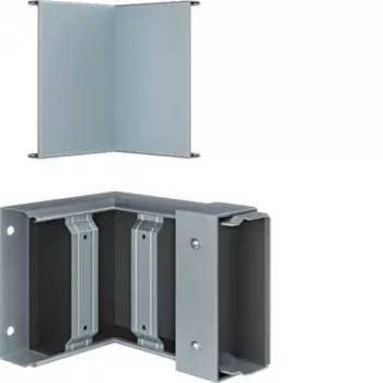 Hager FWK-Plus esquina interior 60x150 mm pieza moldeada de canaleta de cables de protección contra incendios galvanizada en caliente FWKP601504VERZ