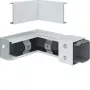 Hager FWK-Plus esquina interior 60x60 mm blanco con pintura en polvo FWKP6006049016