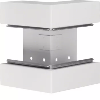 HAGER BRS6517039016 esquina exterior para canal de antepecho BRS 170x68mm, blanco puro