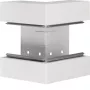 HAGER BRS6517039016 esquina exterior para canal de antepecho BRS 170x68mm, blanco puro