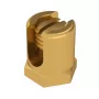 OBO BETTERMANN tornillo de puesta a tierra M6 25 mm latón con rosca de fijación EKL 25 (6404006)