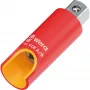 Wera 781 A/B adaptador de vaso aislado VDE 1/4 pulgadas accionamiento cuadrado con bloqueo mecánico 05024690001