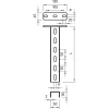 OBO Bettermann colgador US 3 K/90 50x30x900 acero galvanizado en caliente 6342366