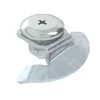 OBO DRL H S FT cierre giratorio para tapa de carcasa, orificio de montaje 20 mm, acero, galvanizado en caliente 6065018
