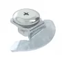 OBO DRL H S FT cierre giratorio para tapa de carcasa, orificio de montaje 20 mm, acero, galvanizado en caliente 6065018