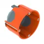 OBO Bettermann 2003806 caja de mecanismo para tabique hueco, estanca al aire, Ø68 mm, profundidad 47 mm, polipropileno, naranja, 25 uds.