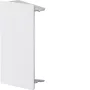 Hager LFS pieza de cierre, chapa de acero, blanco tráfico RAL 9016, para canal de cables 60x100 mm LFS6010069016