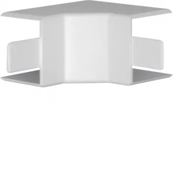 Hager LF3003049016 Ángulo interior para canal LF 30x30 mm, PC/ABS libre de halógenos, blanco tráfico