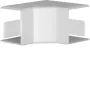 Hager LF3003049016 Ángulo interior para canal LF 30x30 mm, PC/ABS libre de halógenos, blanco tráfico