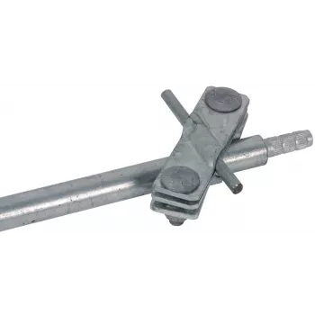 DEHN 625015 borne de conexión para conductor redondo de 25 mm, acero galvanizado en caliente