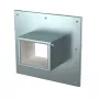OBO BETTERMANN PLM WC 0810 FS collarín de conexión a pared, 3 y 4 lados, acero galvanizado, 80x100 mm 7218126