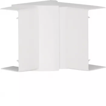 HAGER esquina interior ajustable LFF4009049016 blanco PVC para canal de cables LF/LFF 40x90mm